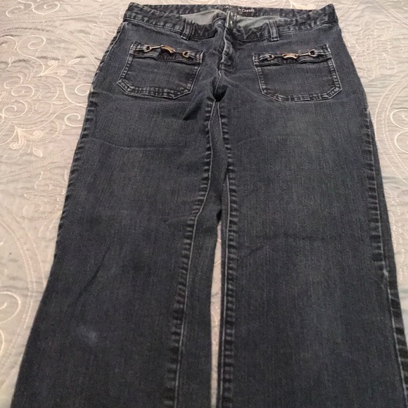 Michael Kors Dark Wash Mid-Rise Jeans Size 8 - Picture 12 of 12